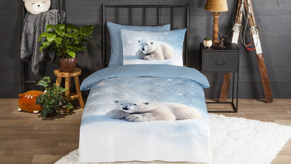 Good Morning Esben housse de couette en flanelle
