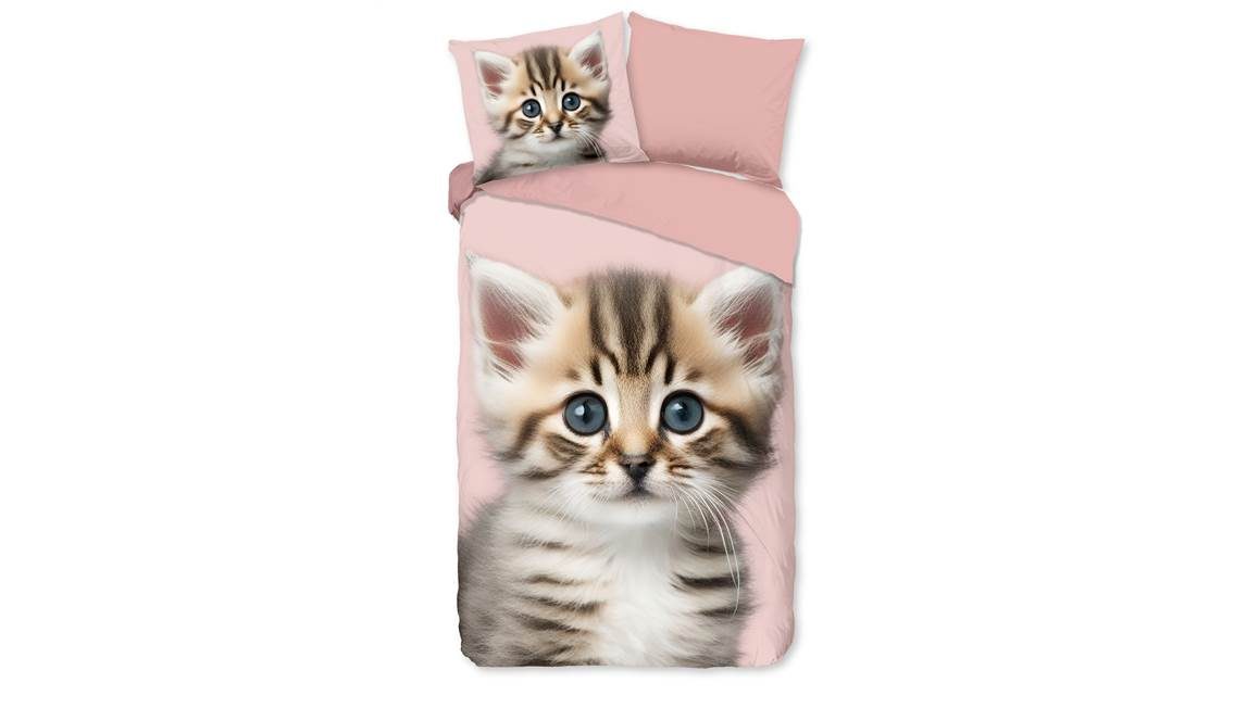 Good Morning Meow housse de couette en flanelle
