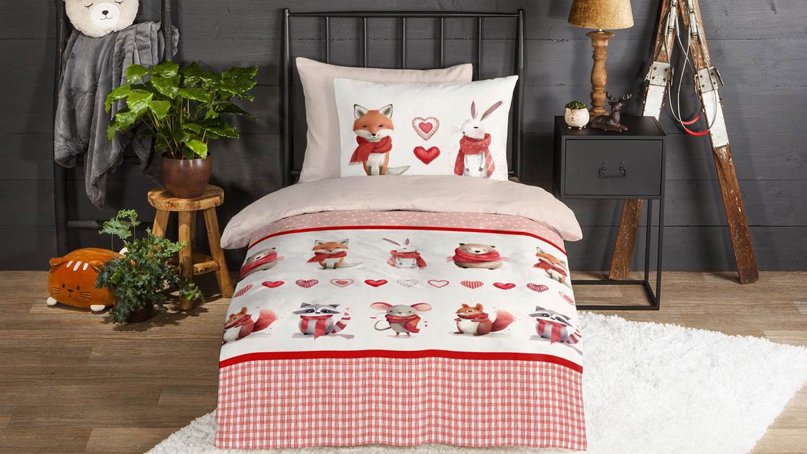 Good Morning Timmy housse de couette en flanelle