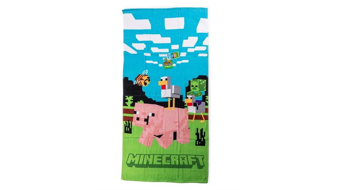 Minecraft serviette de plage