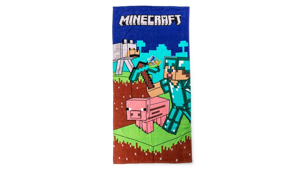Minecraft serviette de plage