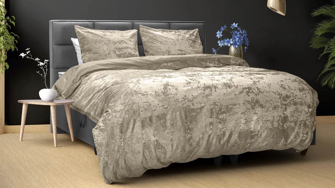 Dreamhouse Crushed Velvet housse de couette