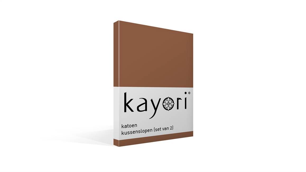 Kayori Kai taies d’oreiller coton 57 fils (lot de 2)