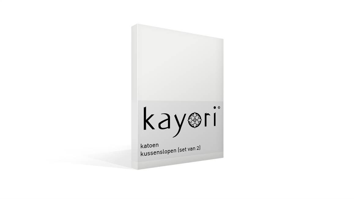 Kayori Kai taies d’oreiller coton 57 fils (lot de 2)