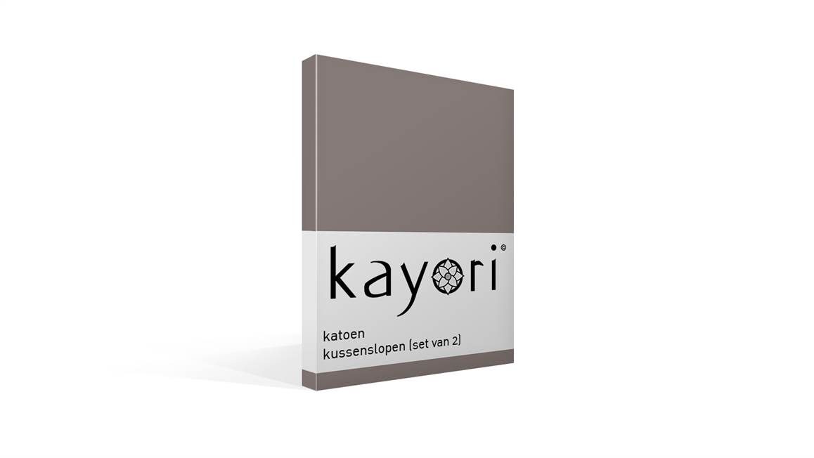 Kayori Kai taies d’oreiller coton 57 fils (lot de 2)