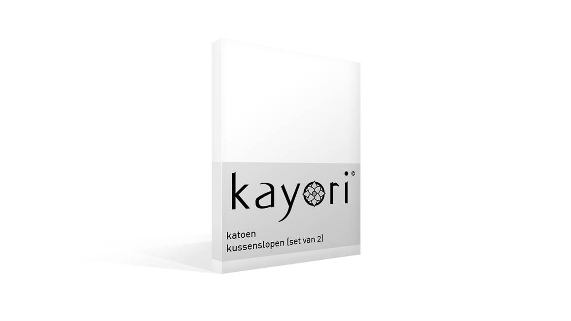 Kayori Kai taies d’oreiller coton 57 fils (lot de 2)