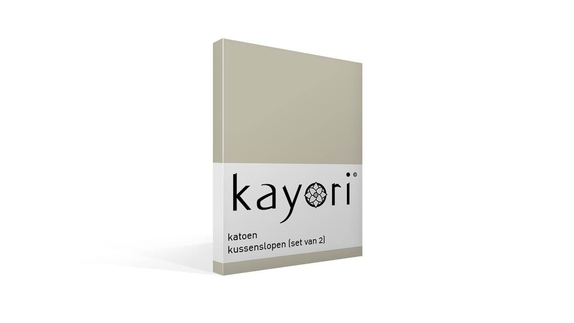 Kayori Kai taies d’oreiller coton 57 fils (lot de 2)