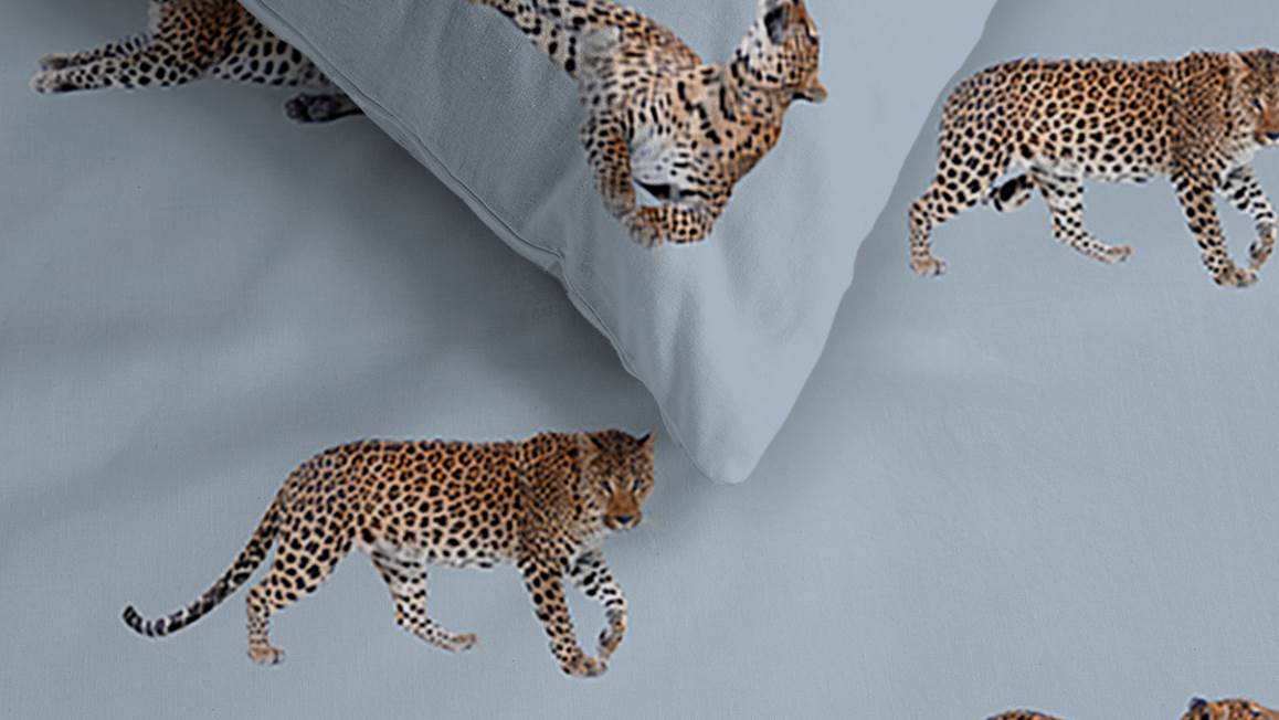 Ambiante Leoparty housse de couette