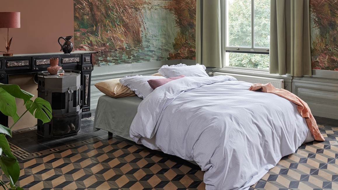 At Home Flamboyant Stripes housse de couette