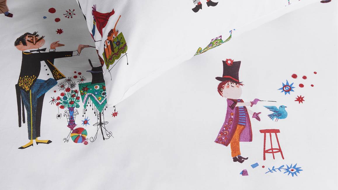 Fiep Amsterdam Goochelen housse de couette