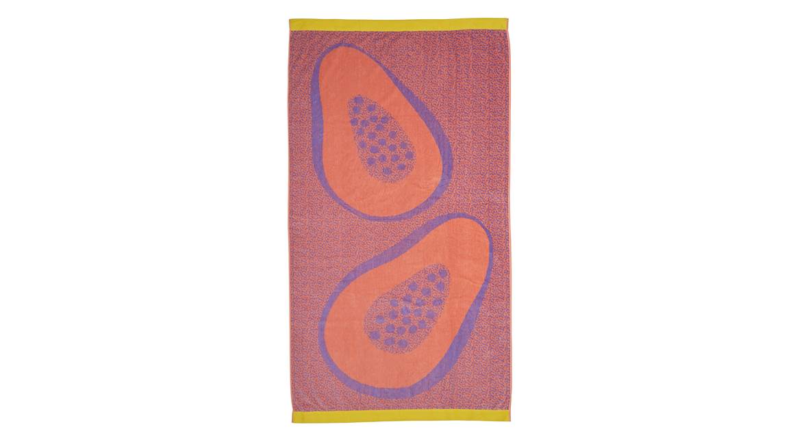KAAT Amsterdam Papaya serviette de plage