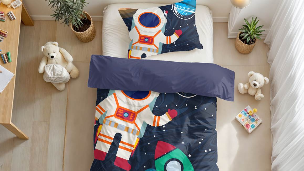 Little Monster Space Man 2 housse de couette