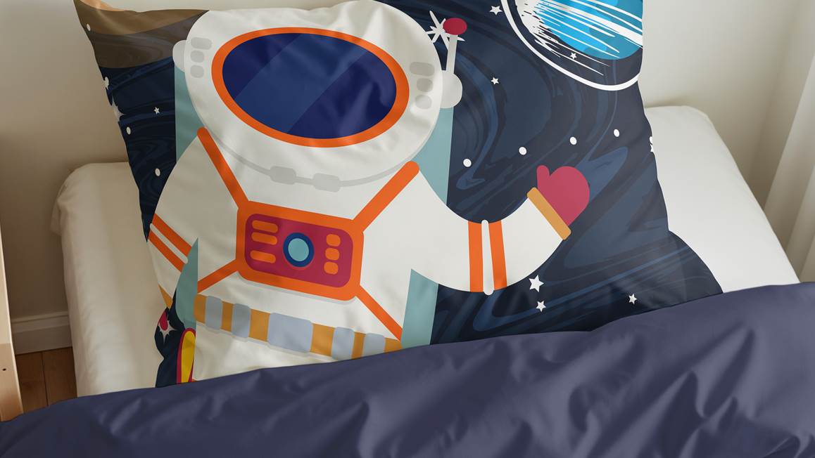 Little Monster Space Man 2 housse de couette
