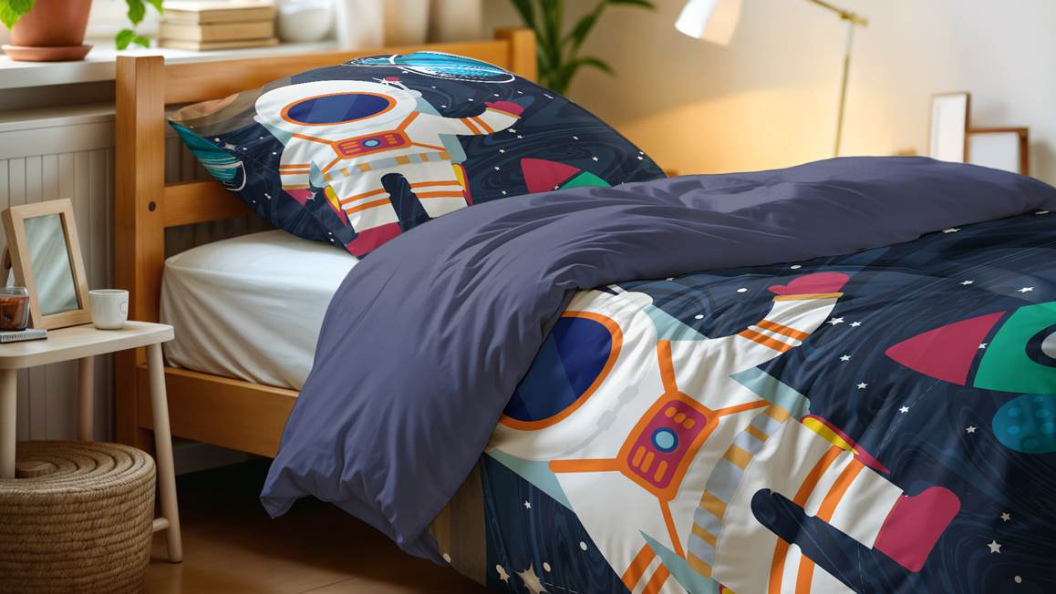 Little Monster Space Man 2 housse de couette