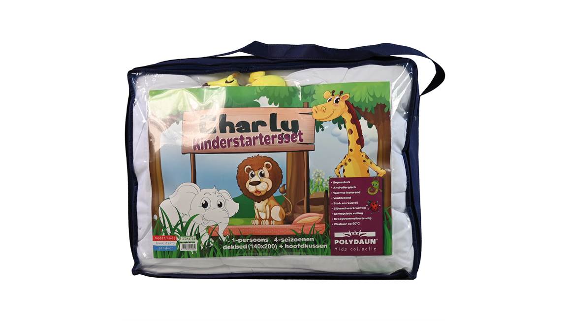 Polydaun Charly pack couette et oreiller pour enfant