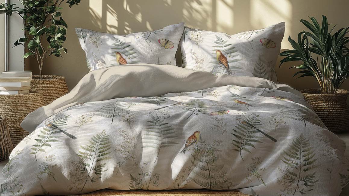 Satin d’Or Idyllic housse de couette