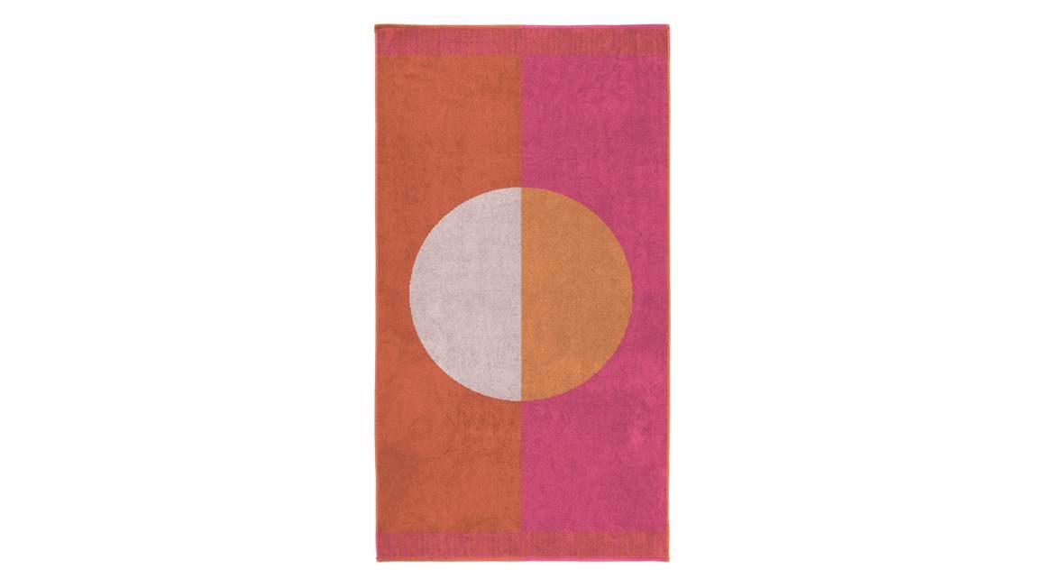 Seahorse Colorblock Circle serviette de plage