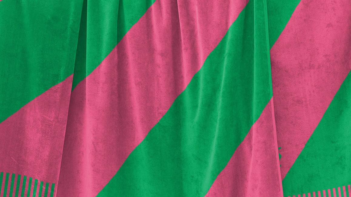 Seahorse Colorblock Stripe serviette de plage