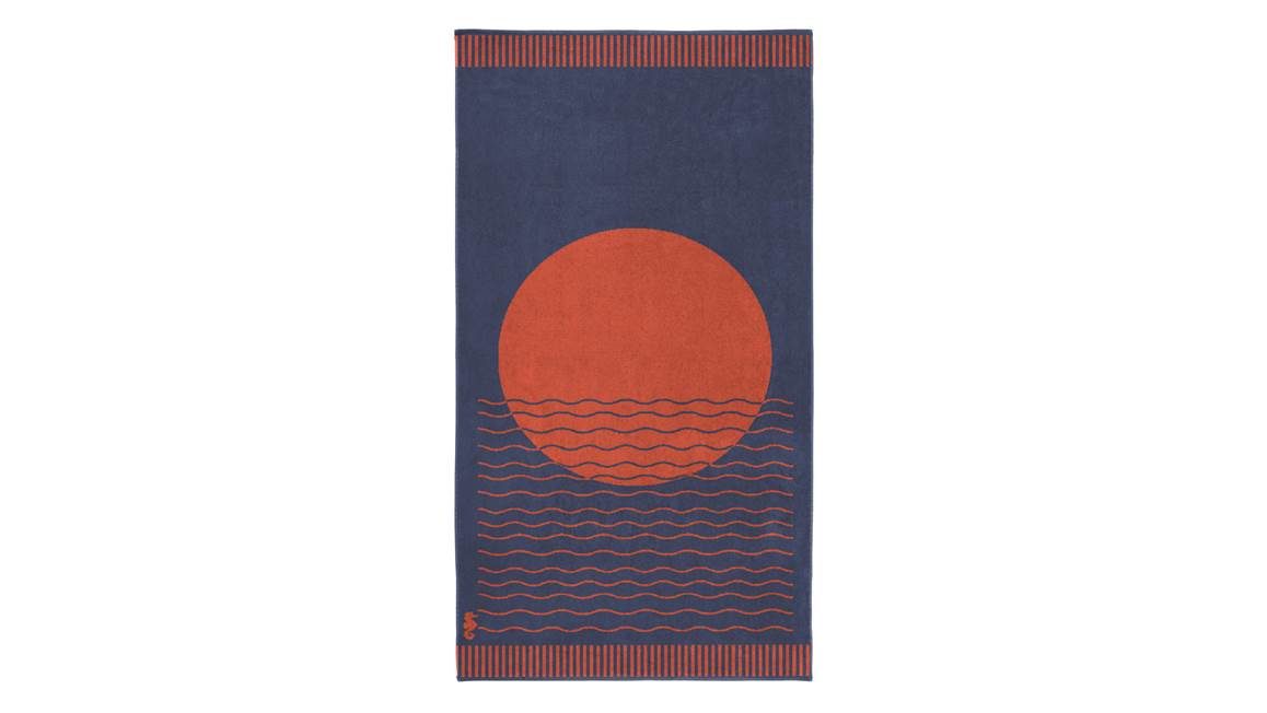 Seahorse Sunny Waves serviette de plage