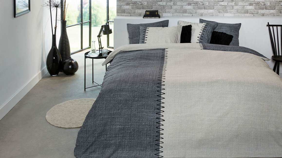 iSeng Zigzag Linen housse de couette