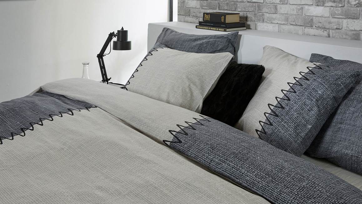 iSeng Zigzag Linen housse de couette