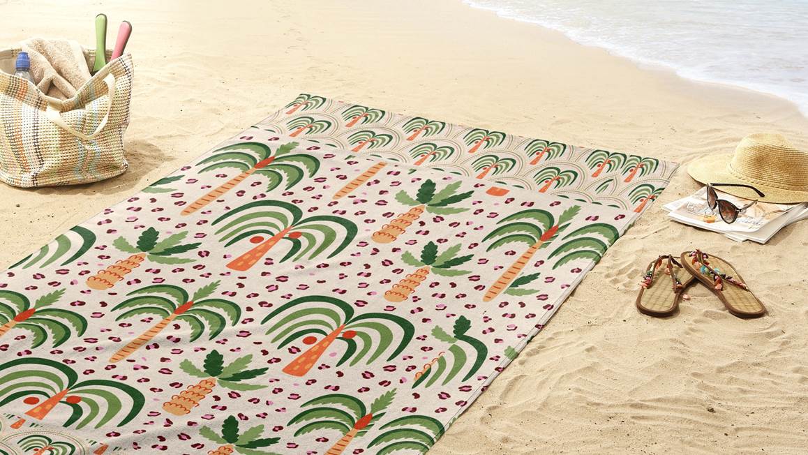 Good Morning Cezan serviette de plage