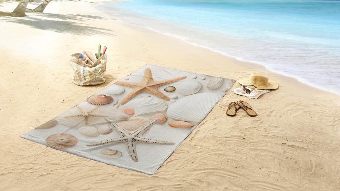 Good Morning Cote serviette de plage