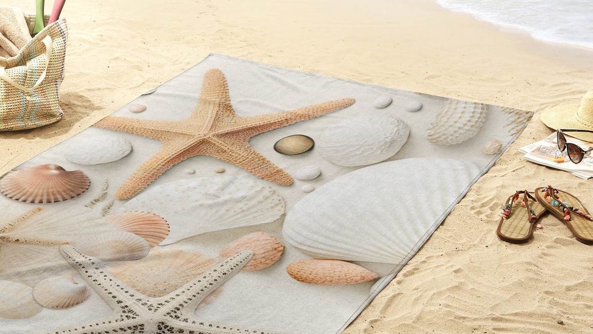 Good Morning Cote serviette de plage