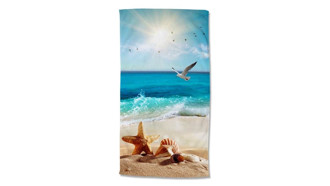 Good Morning Sealife serviette de plage