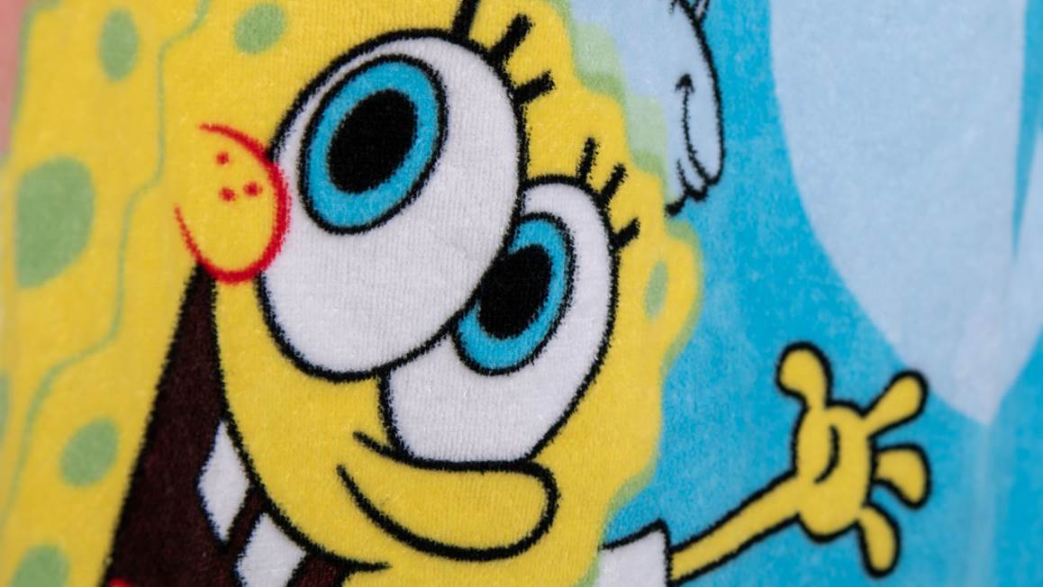 Spongebob serviette de plage