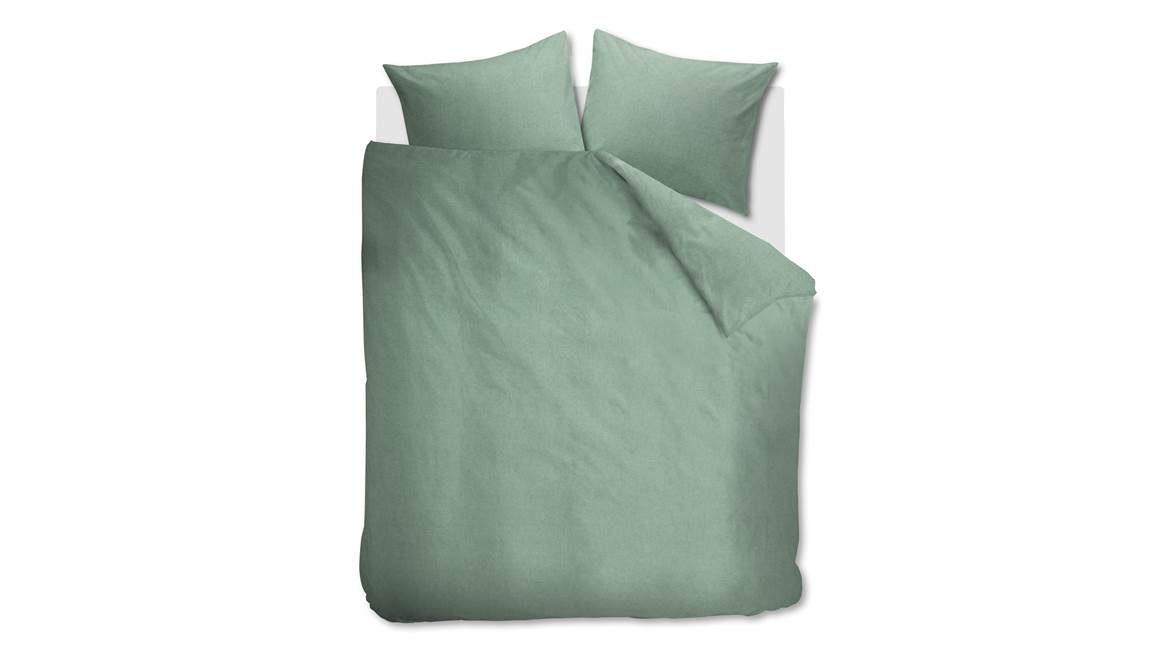 Snoozing Flanel Uni housse de couette en flanelle