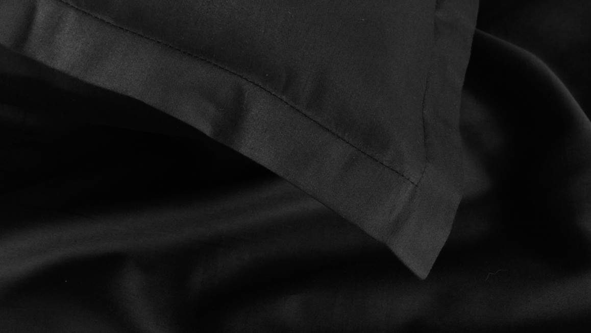 Snoozing Satin Uni housse de couette
