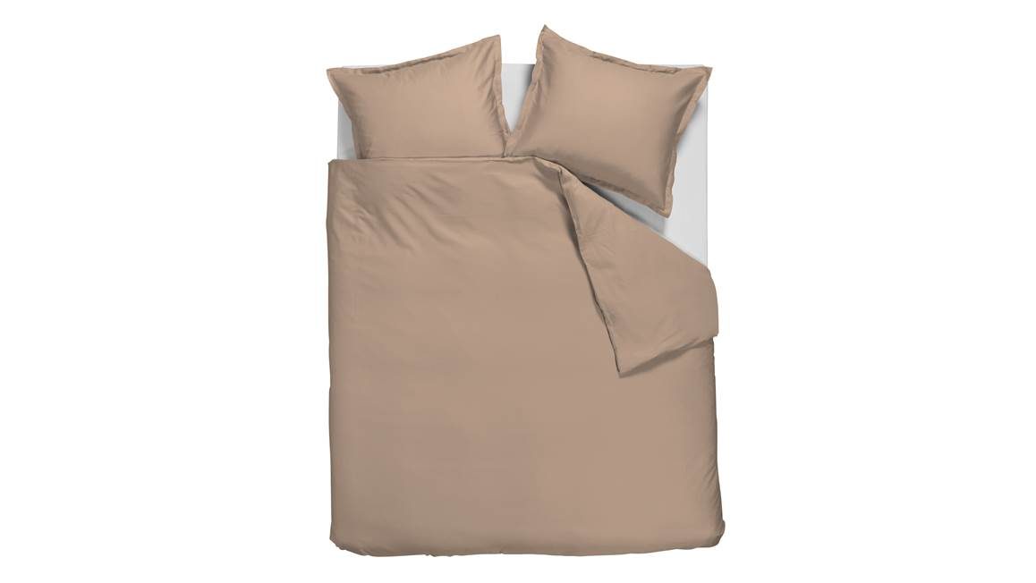 Snoozing Satin Uni housse de couette