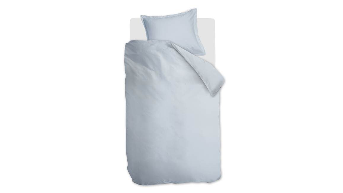 Snoozing Satin Uni housse de couette