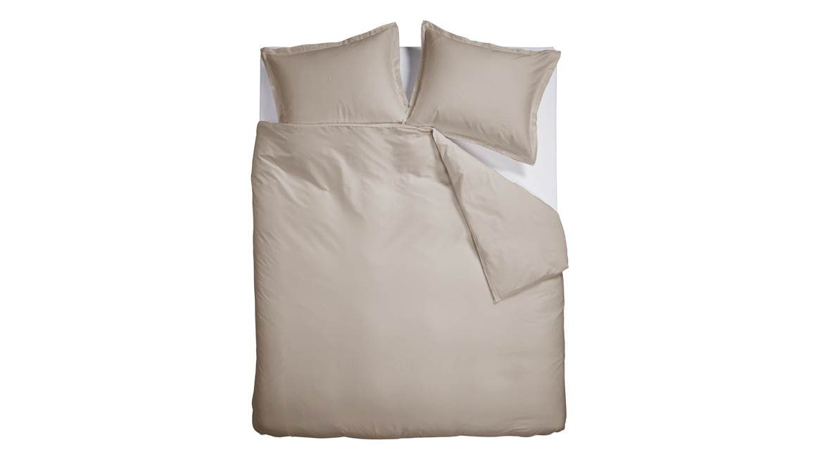 Snoozing Satin Uni housse de couette