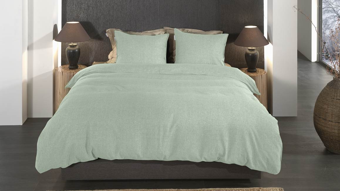 Heckettlane Franela housse de couette en flanelle
