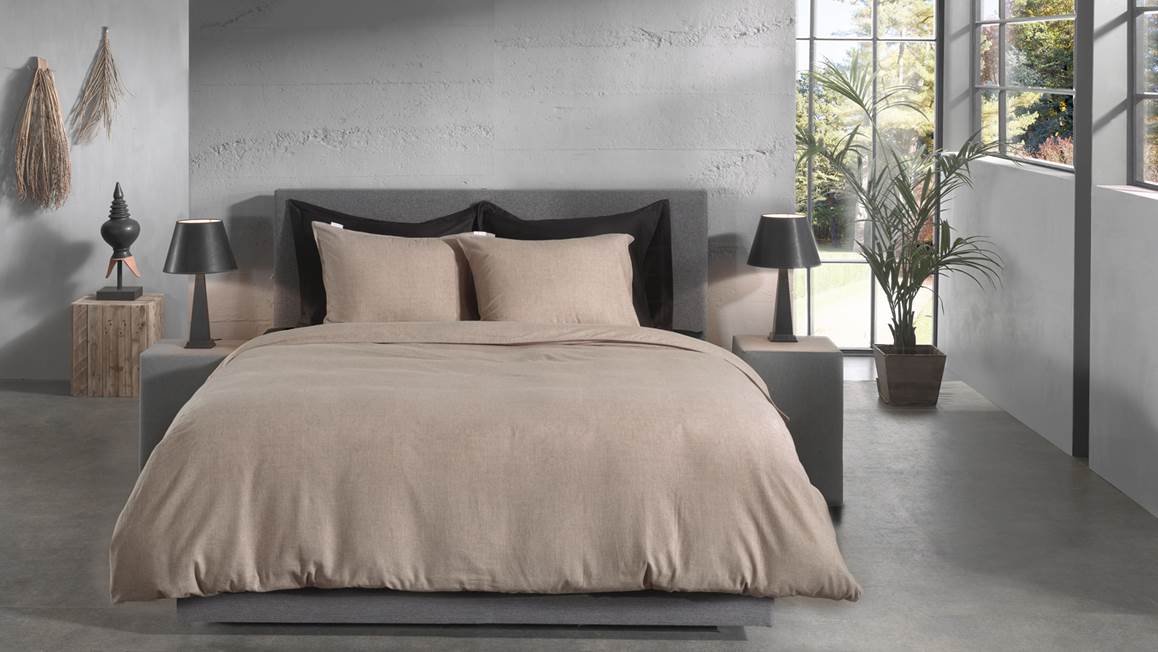 Heckettlane Franela housse de couette en flanelle