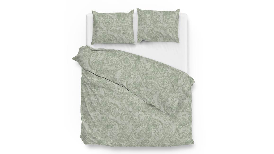 Zohome Paisley di Lino housse de couette