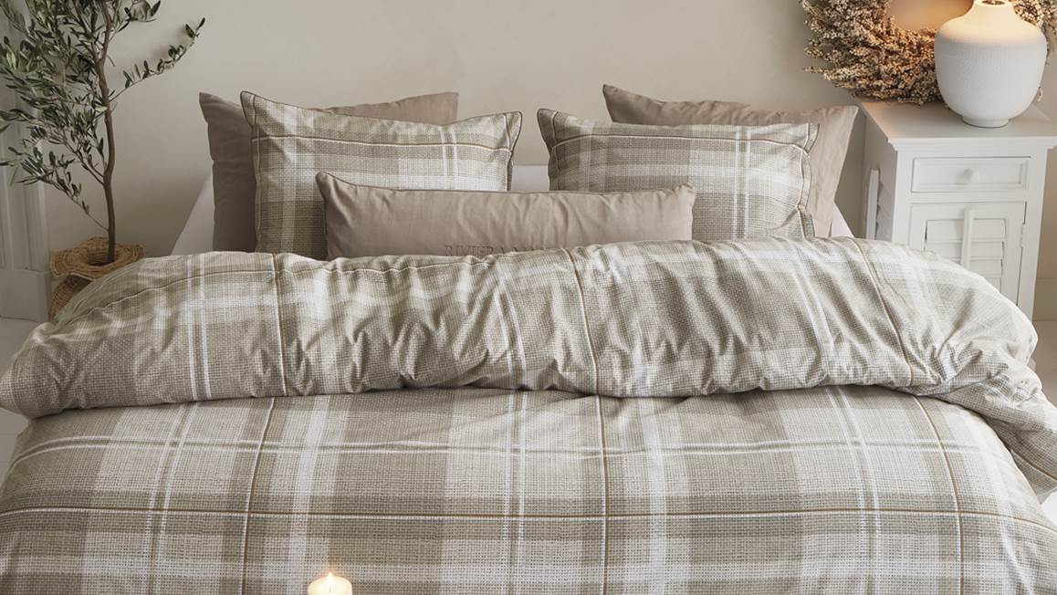 Rivièra Maison Tartan Check housse de couette