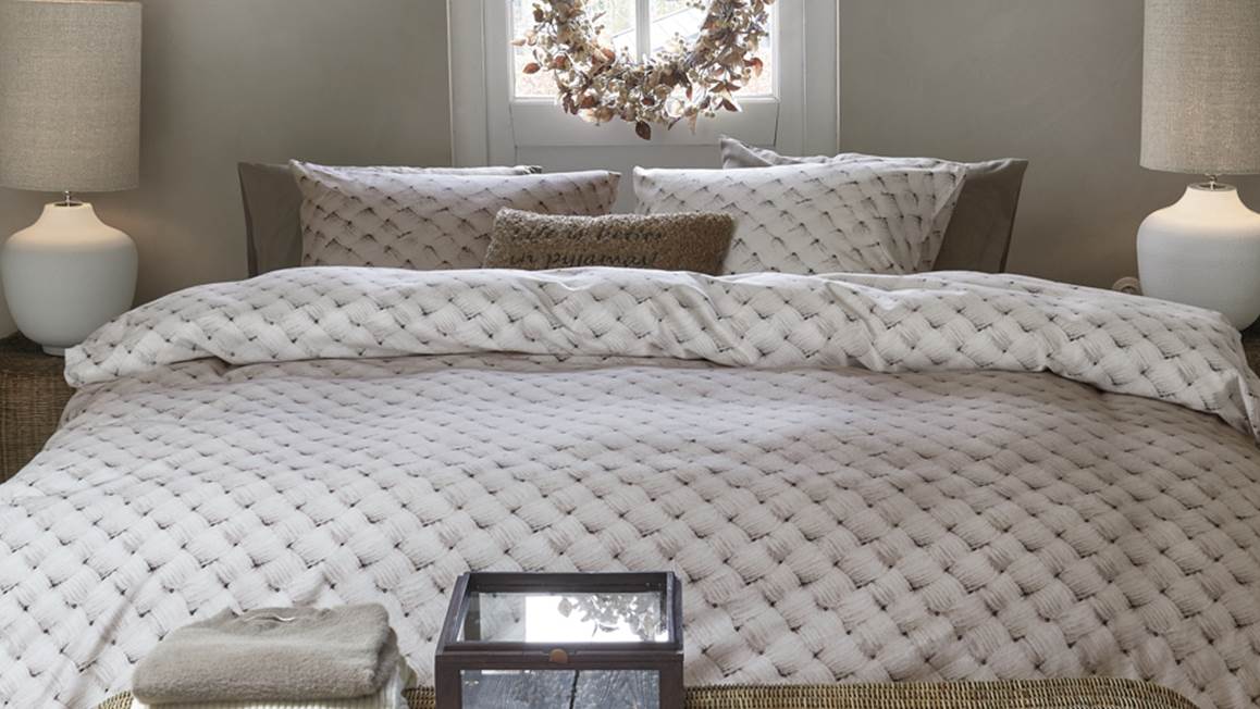 Rivièra Maison Woven Wool housse de couette en flanelle