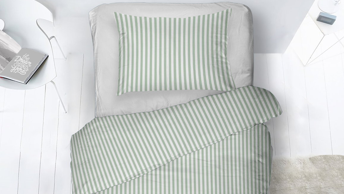 Snoozing Iris housse de couette en flanelle