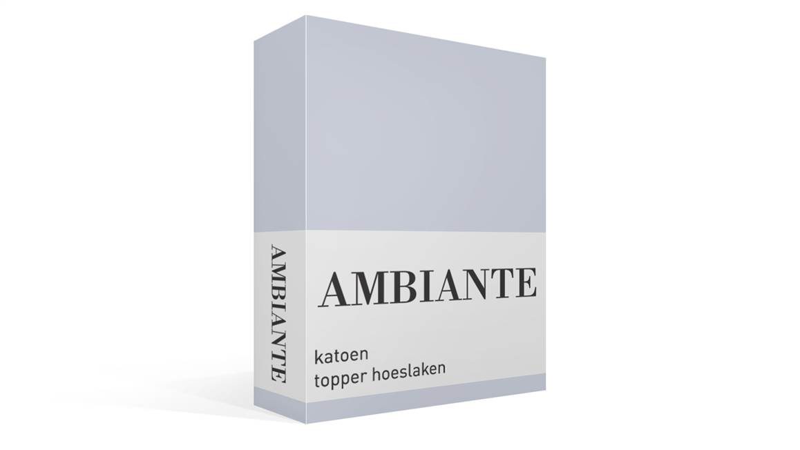 Ambiante Cotton Uni drap-housse surmatelas coton 57 fils