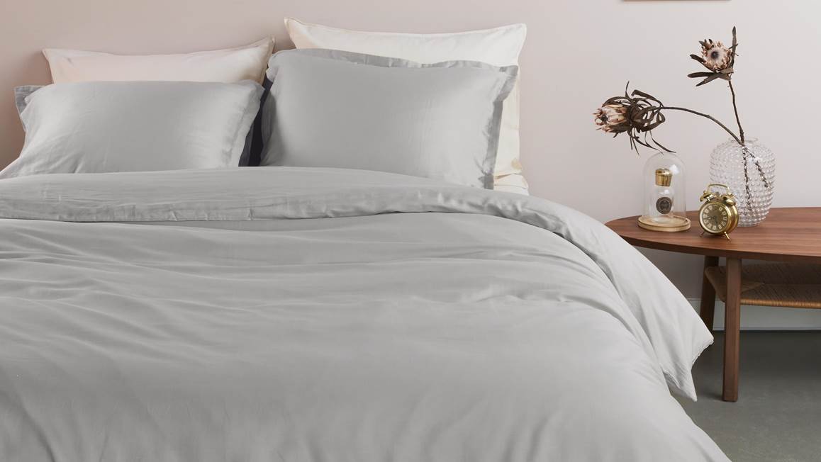 Ambiante Satin Uni housse de couette