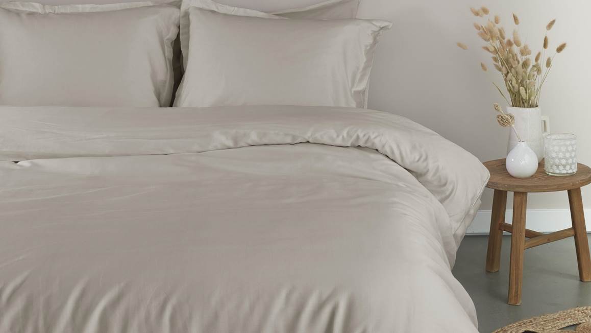 Ambiante Satin Uni housse de couette