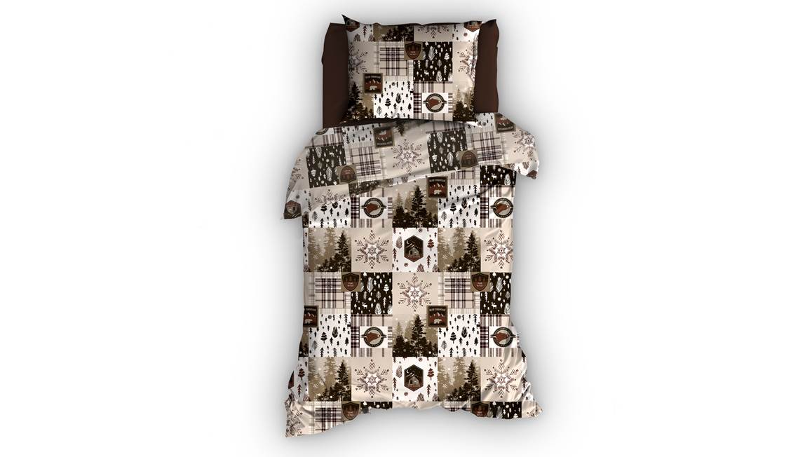 Romanette Andes housse de couette en flanelle