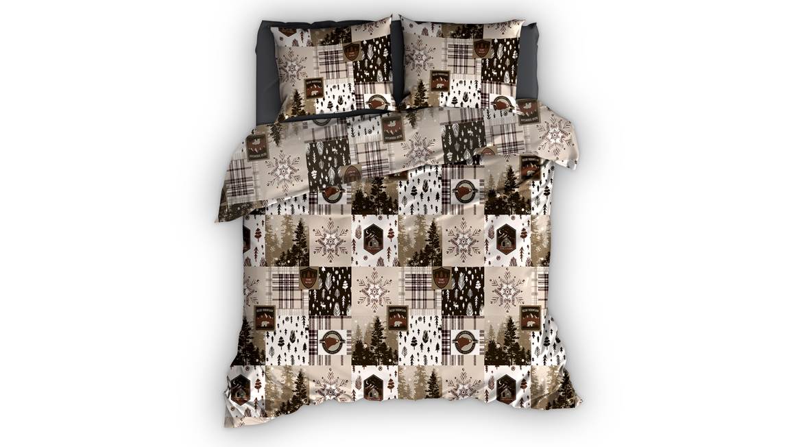 Romanette Andes housse de couette en flanelle