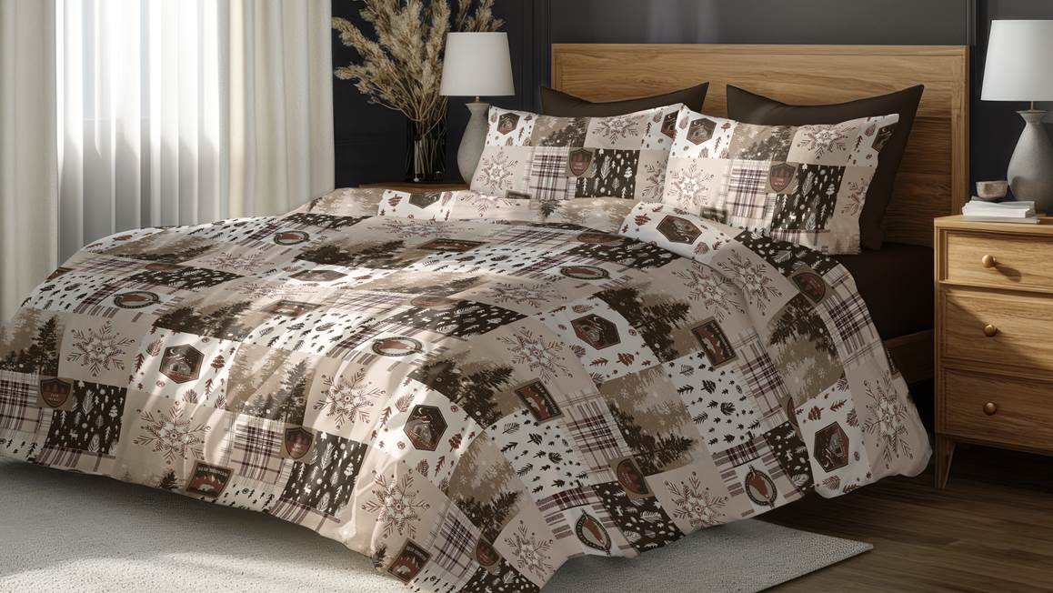Romanette Andes housse de couette en flanelle