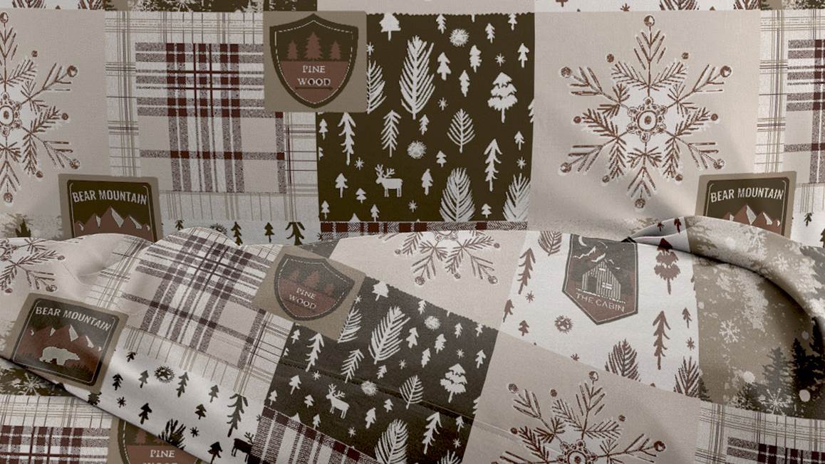 Romanette Andes housse de couette en flanelle