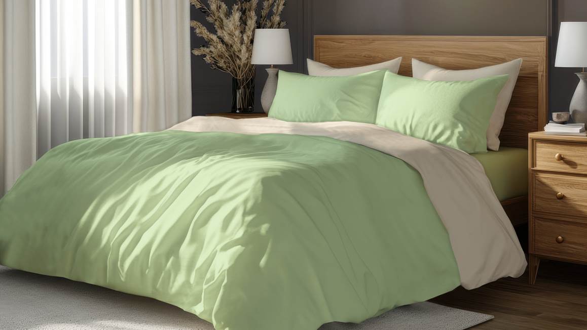 Satin d’Or Reverso housse de couette