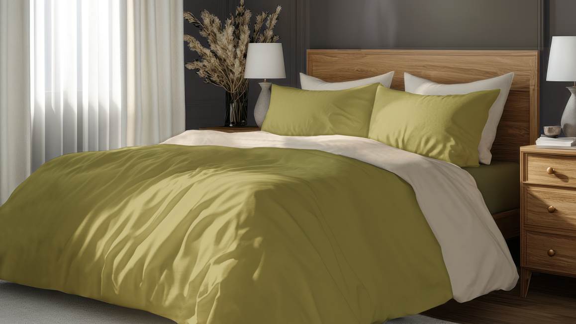 Satin d’Or Reverso housse de couette